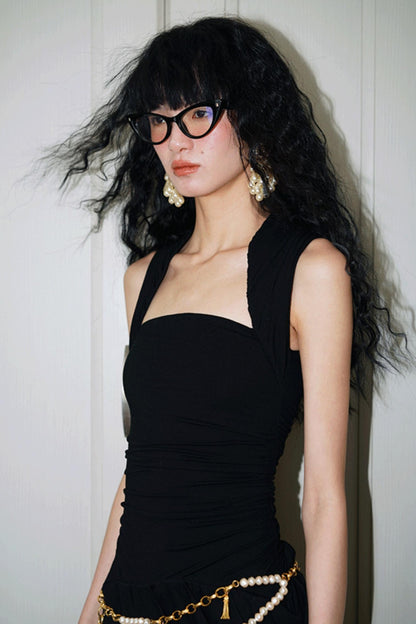 Western Style Draped Dress