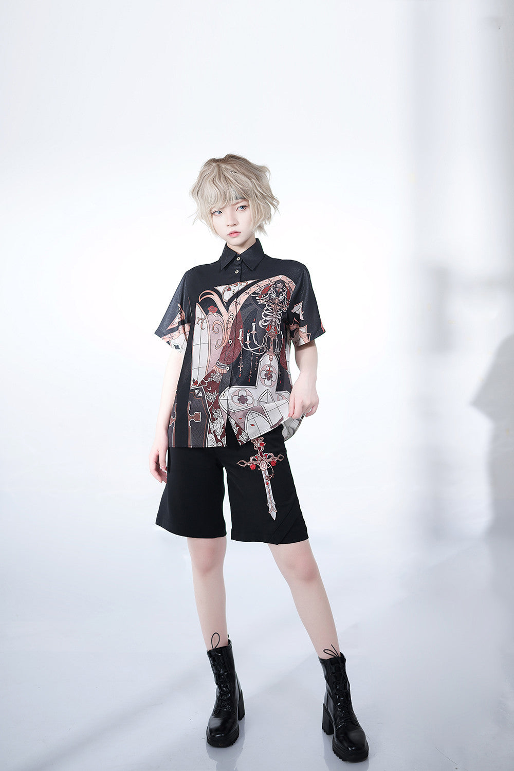 Princess Chronicles - Night Instructions - Short Sleeve Ouji Blouse