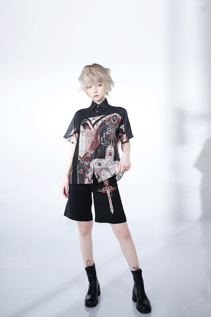 Princess Chronicles - Night Instructions - Short Sleeve Ouji Blouse