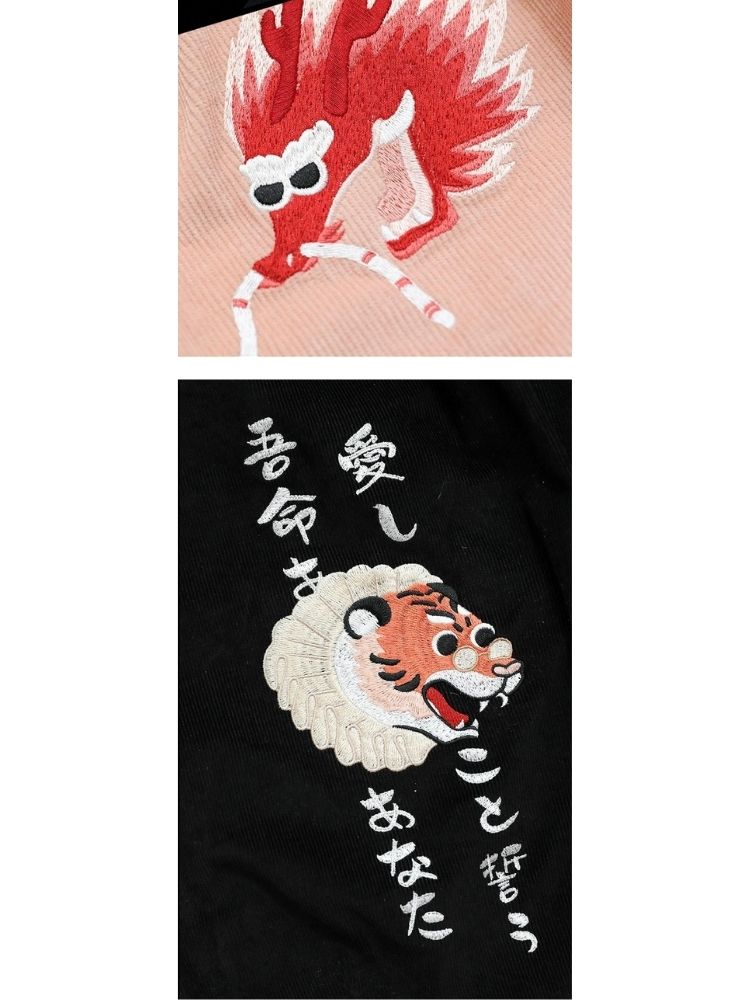 Two-color stitching wide-leg pants【s0000003617】