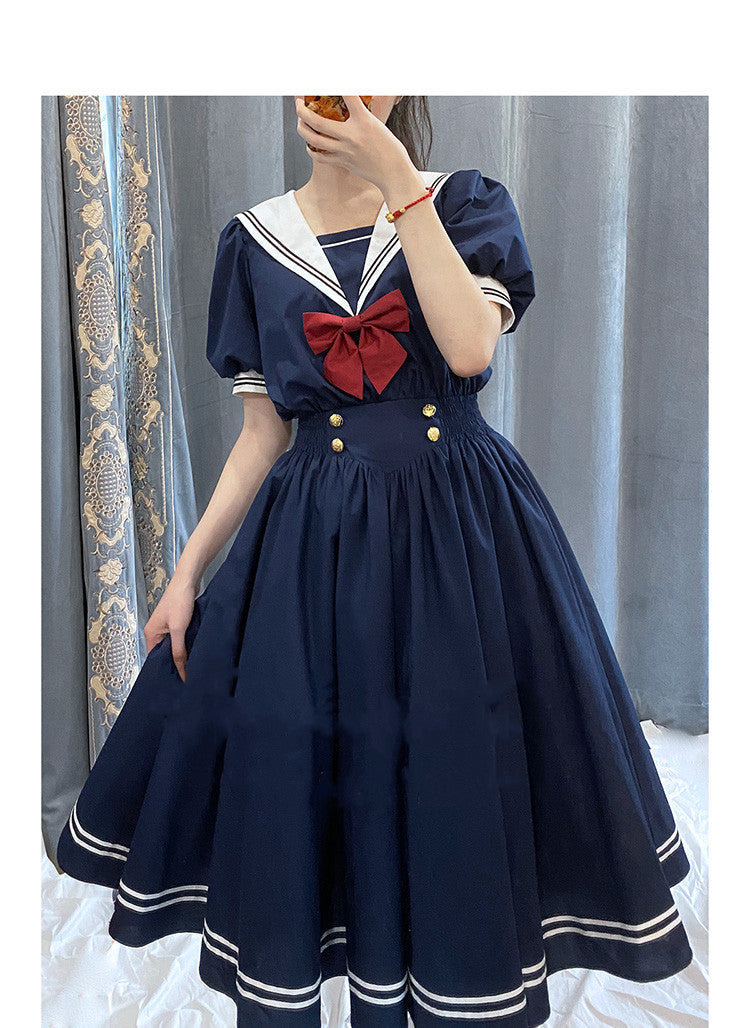 Beleganty - Sea and Wind - Retro Sailor Lolita OP Dress Version 1.0