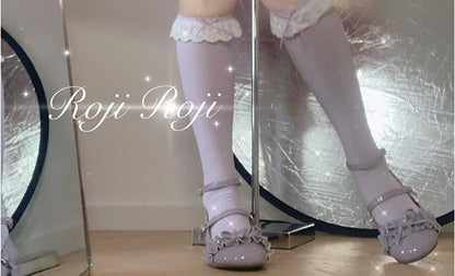 Roji Roji - Sweet Lolita Cotton Socks Bow Lace Socks