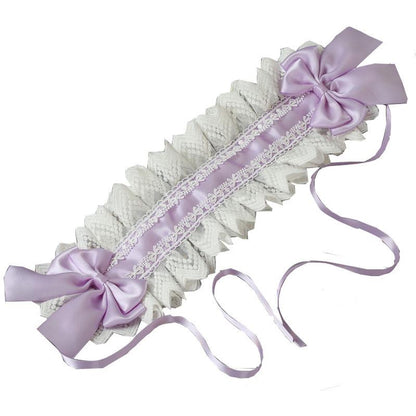 Manmeng - Light Purple Sweet Lolita KC Cuffs Hat