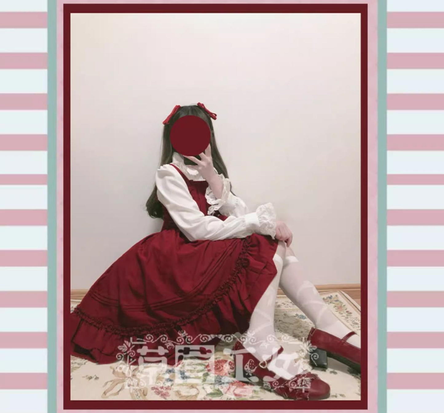 Strawberry Witch - Sweet Lolita JSK Multicolored Lolita Dress