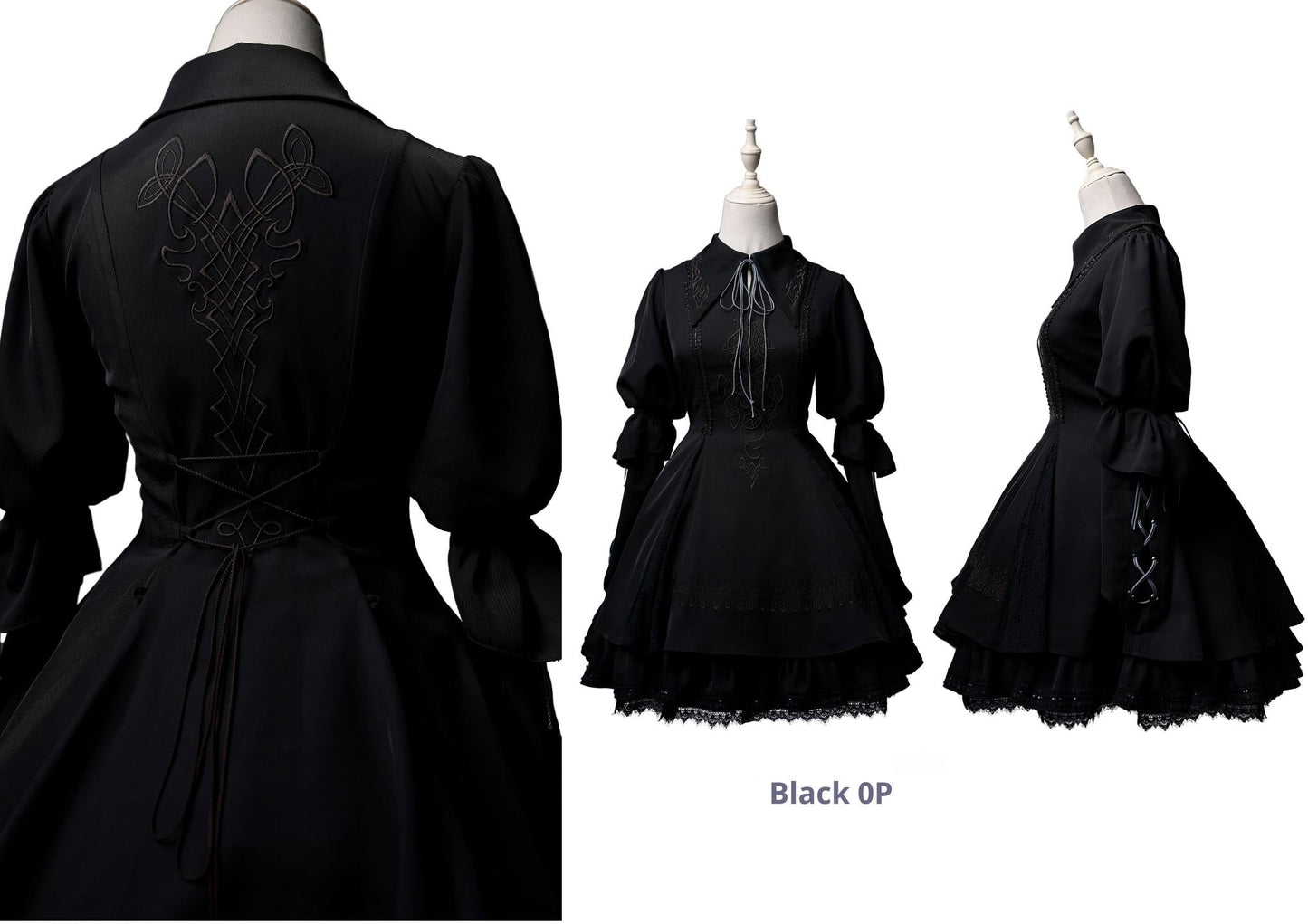 Wuyuzhe - Dragoon Knight 1.0 Version - Western Fantansy Style Suit Embroidery Dress Set Double-Sided Vest