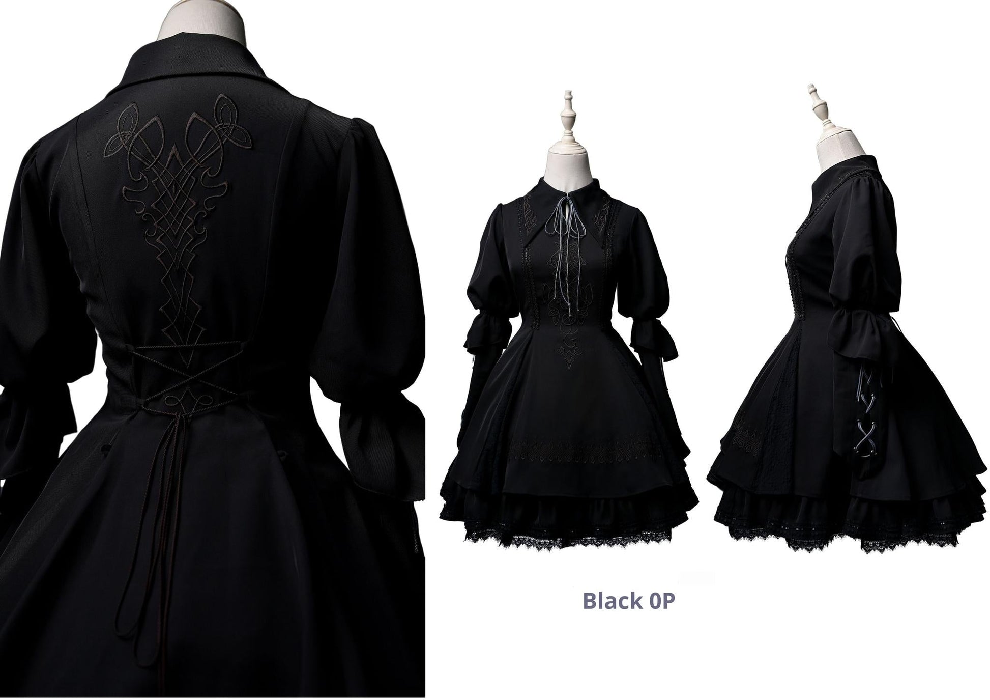 Wuyuzhe - Dragoon Knight 1.0 Version - Western Fantansy Style Suit Embroidery Dress Set Double-Sided Vest