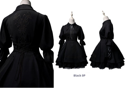 Wuyuzhe - Dragoon Knight 1.0 Version - Western Fantansy Style Suit Embroidery Dress Set Double-Sided Vest