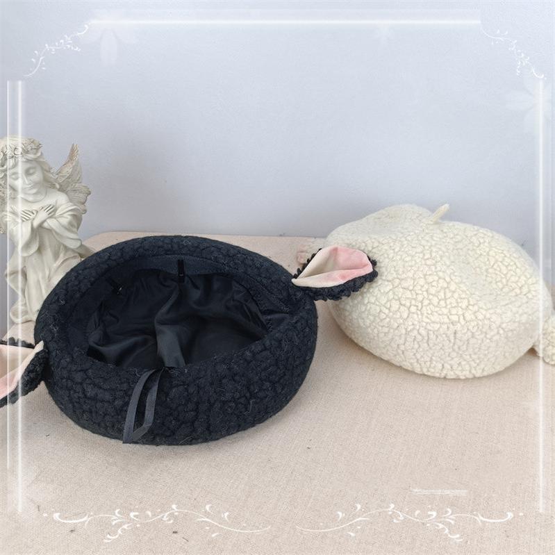 Cocoa Jam - Upgrade 3D Sheep Ear Lolita Beret