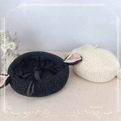 Cocoa Jam - Upgrade 3D Sheep Ear Lolita Beret