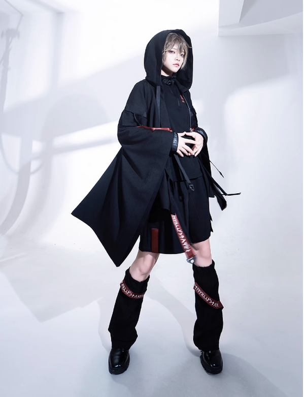 Princess Chronicles - Nameless Blade - Waste Soil Ouji Lolita Black Shorts and Leggings