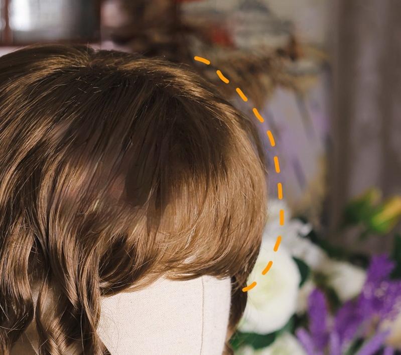 Mabuxi - Retro Lolita Wig Elegant Roman Curls Gorgeous Court Wigs