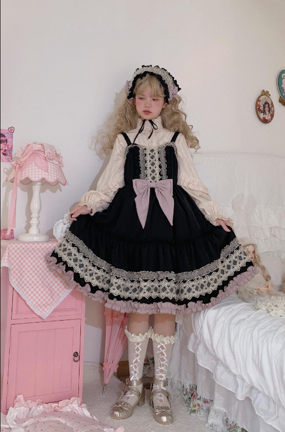 Eye of  White Crow - Dairy Lolita Dress Hot Girl JSK