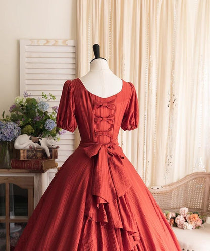 Forest Wardrobe - Forest Gallery - Classic Lolita OP Dress Vintage Cake Tail Dress