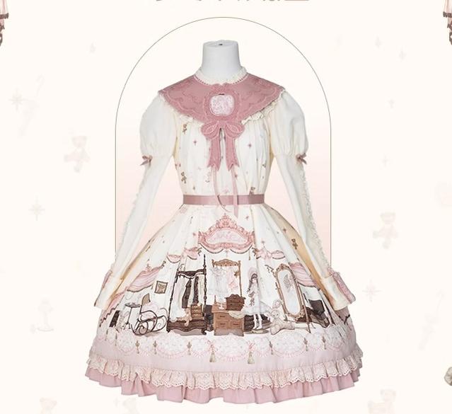 Mademoiselle Pearl - Lovely Lolita Dress OP Cloak Blouse SK Set