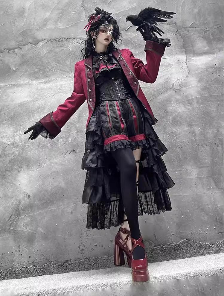 CastleToo - Coffin of Pilgrimage - Medieval European Ouji Lolita Shirt & Pants Suit