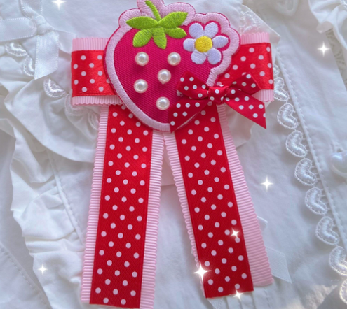 Bear Doll - 1000SE - Lolita Sweet Corsage Hair Clip Pin Accessories