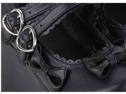 Angelic Imprint - Angelic Imprint - Punk Lolita Shoes High Platform Shoes with Bow