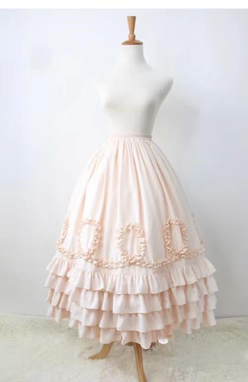 Cha Cha CCK - Court Style Lolita Skirt Retro Chiffon Petticoat
