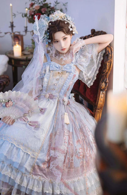 Garden Cat - Gorgeous Lolita JSK Dress Wedding Lolita Dress