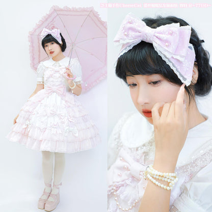 Cheese Cat - Sweet Lolita KC Lace Butterfly Lolita KC with Pearl