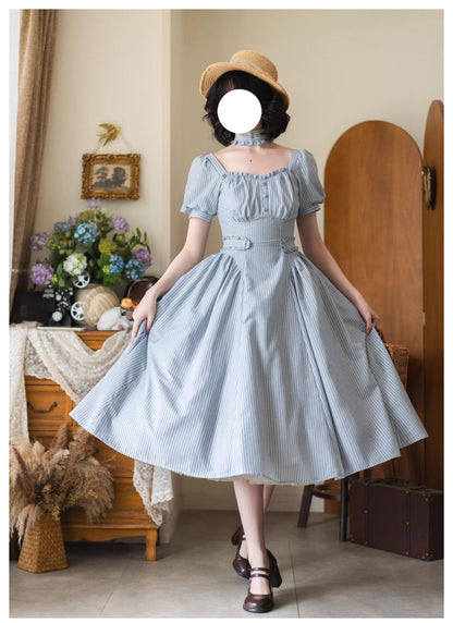 Forest Wardrobe - Chantilly Forest - Classic Lolita OP Dress With Square Neck & Underskirt