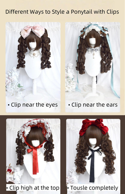 Sinwavy - Old School Lolita Wig, Layered Roman Curls