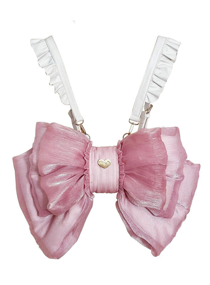Boguta - Satin Butterfly Bow Bag Versatile Elegance Lolita Bag