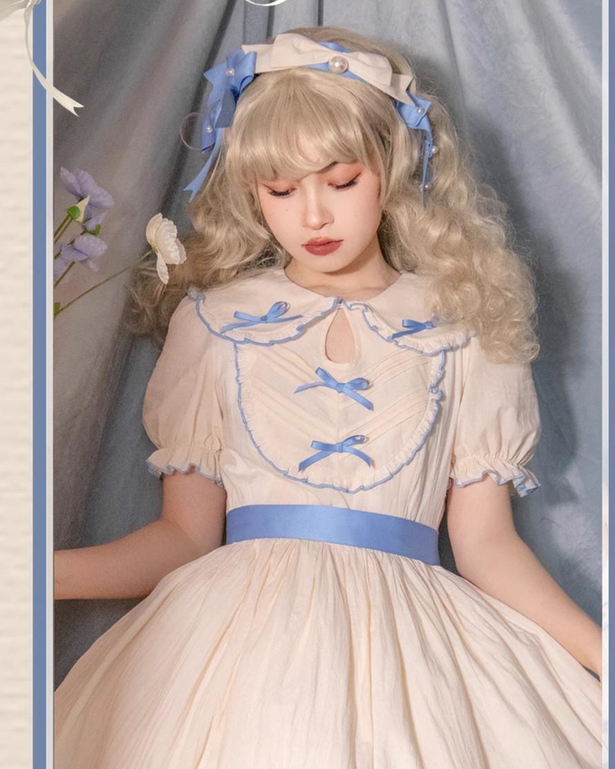 Magic Tea Party - Lena's Garland - Elegant Lolita HeaddressPearl Headband Set with Hair Clip