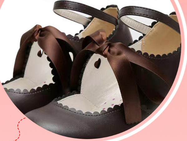 Sosic - Qing Mengnuo - Elegant Lolita Satin High Heel Handmade Shoes