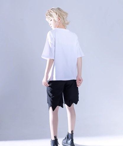 Princess Chronicles - Ouji Lolita White Short Sleeve Shirt