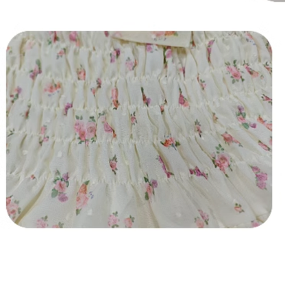 Rouroudream - Teenage Mind - Plus Size Lolita JSK Dress Chiffon Floral Print