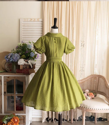 Forest Wardrobe - Forest Gallery - Classic Lolita OP Dress Country Style Tencel Dress