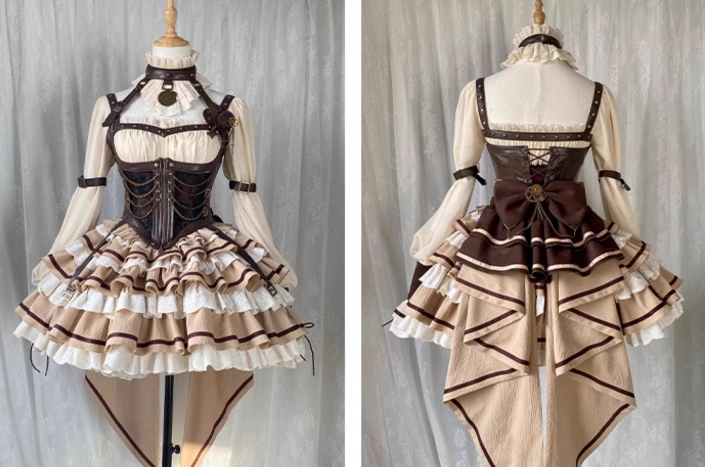Sakurahime - Time Sand Rear - Punk Lolita OP Cute Daily Lolita Dress