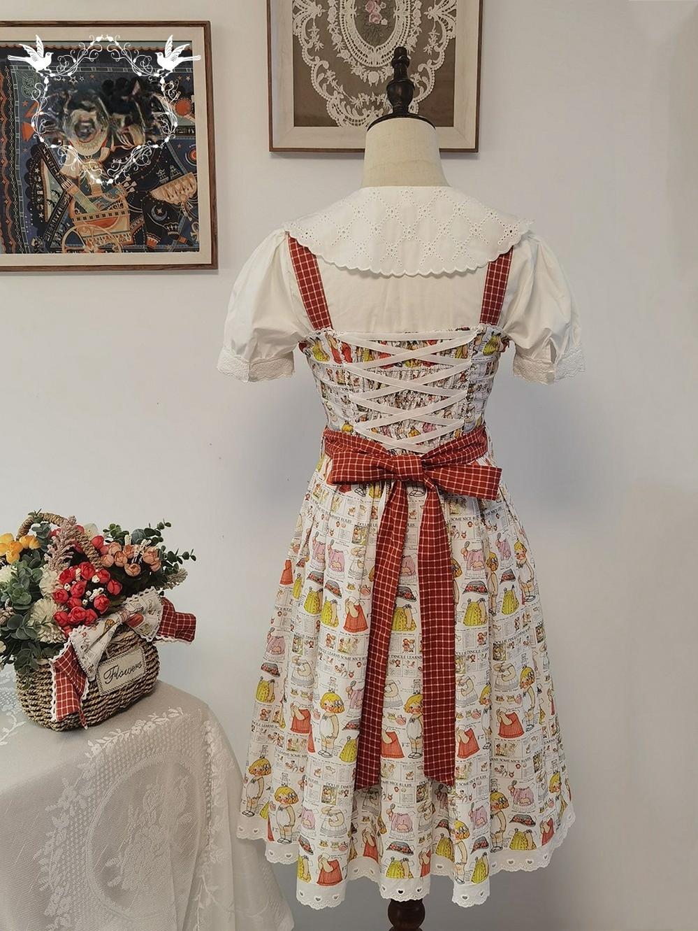 Miss Cube - Dress Up Dolls - Summer Kawaii Lolita JSK Dress Customized Size