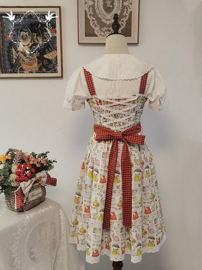 Miss Cube - Dress Up Dolls - Summer Kawaii Lolita JSK Dress Customized Size