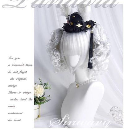 Sinwavy - Pandora's Box - Lolita Short Wig with Cute Double Ponytails