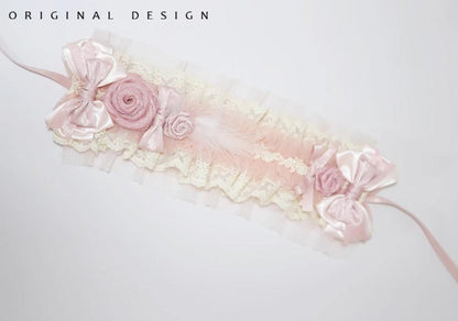 The Accessories' Story - Satin Ballet - Sweet Lolita Headdress Feather Bow