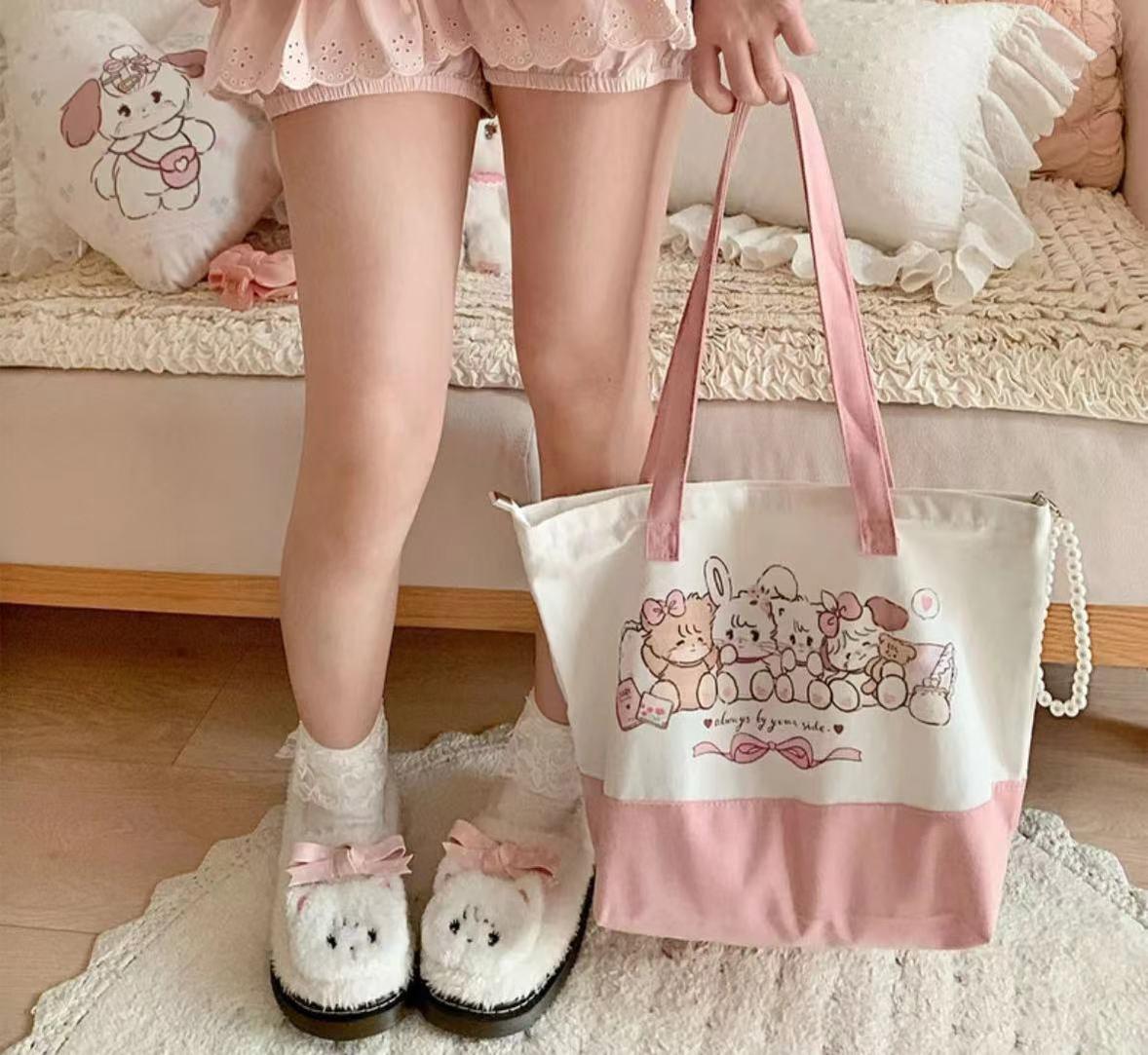 Sheep Puff - Mikko Rolled - Winter Lolita Shoes Warm Fleece Shoes