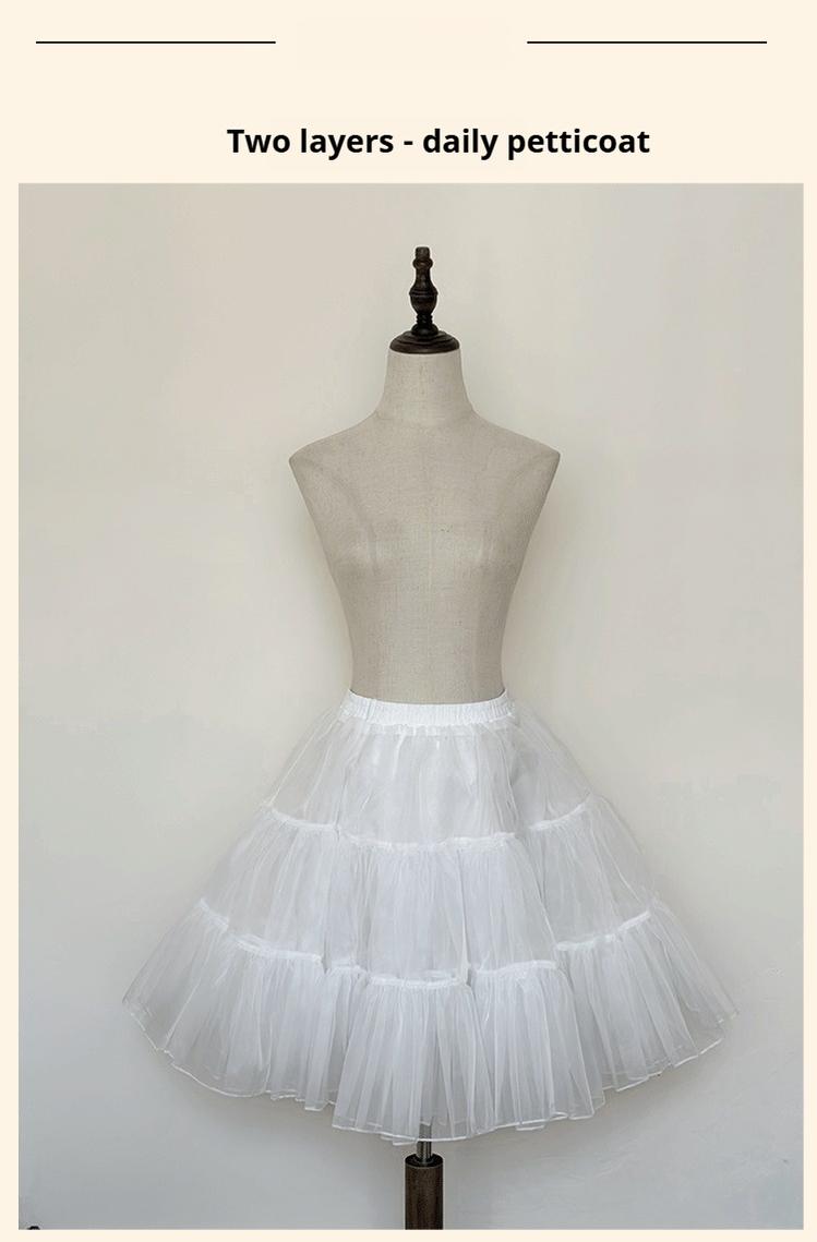 Niu Niu - Plus Size Lolita Petticoat with Daily or Fluffy Version