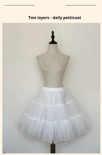Niu Niu - Plus Size Lolita Petticoat with Daily or Fluffy Version