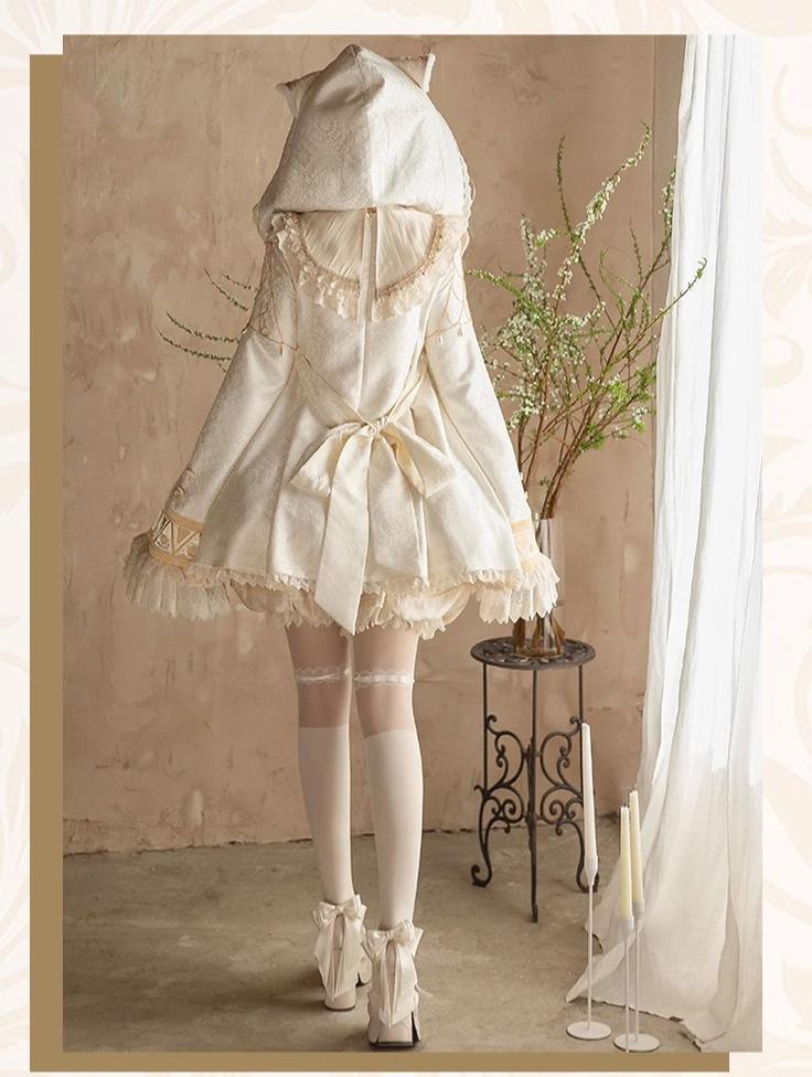 LizBird - Reincarnation of Time - Elegant Lolita OP Set with Waist-Cinching and A-Line Styles