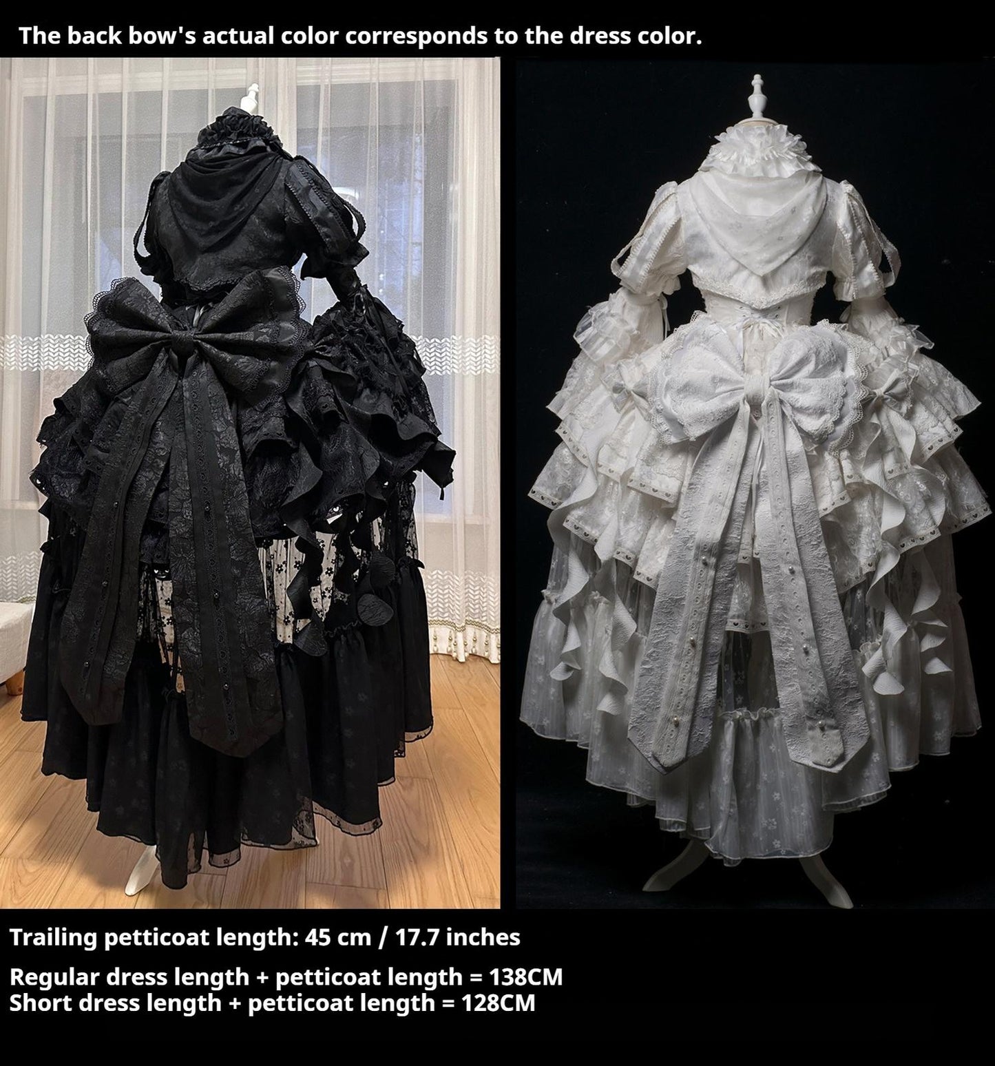 Smoothy - Caliburn - Gothic Lolita JSK Dress with Bolero with Detachable Sleeves