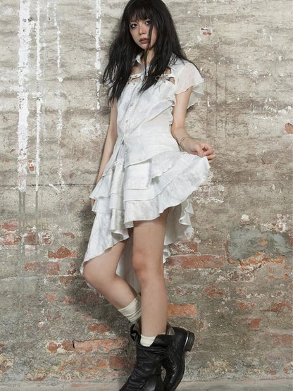 Irregular cake skirt【s0000003210】