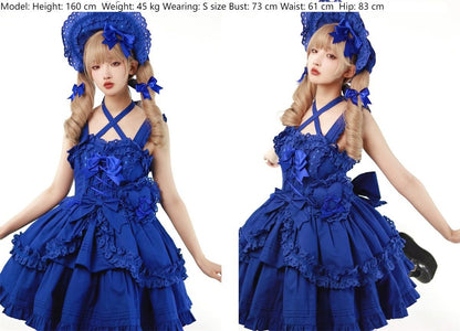 Dark Star Island - Halloween Gothic Lolita JSK Short Lolita Jumper Dress