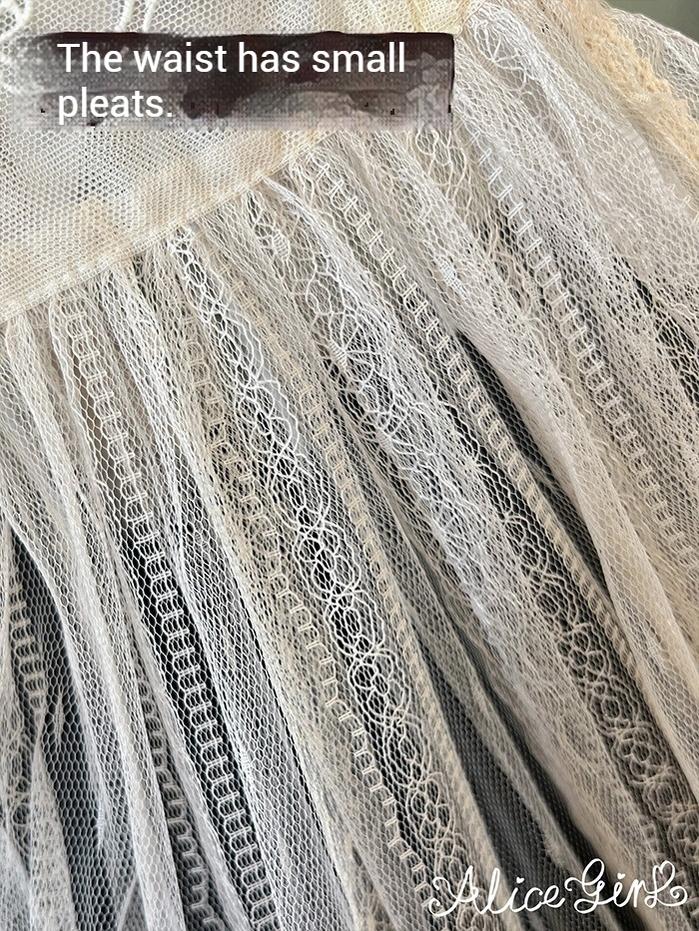 Alice Girl - Elegant Lolita Embroidered Apron with Adjustable Strap