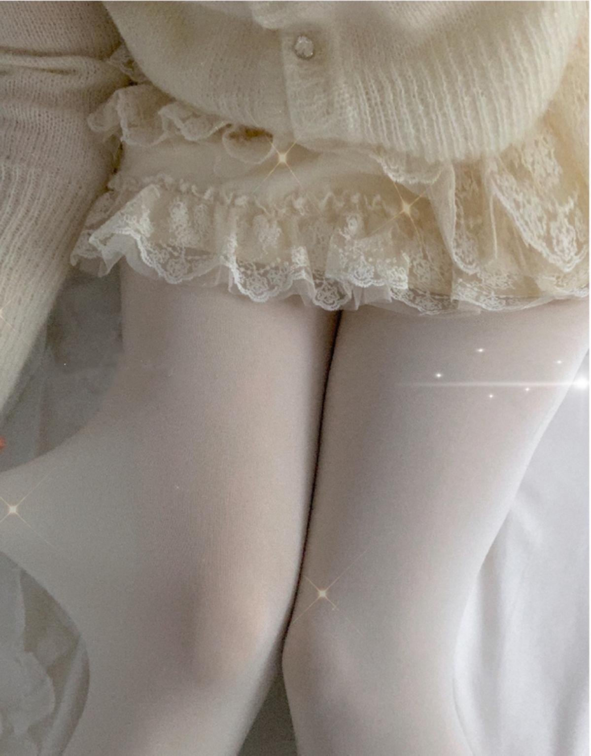 Roji roji - Winter Lolita Pantyhose Velvet Thicken Tights