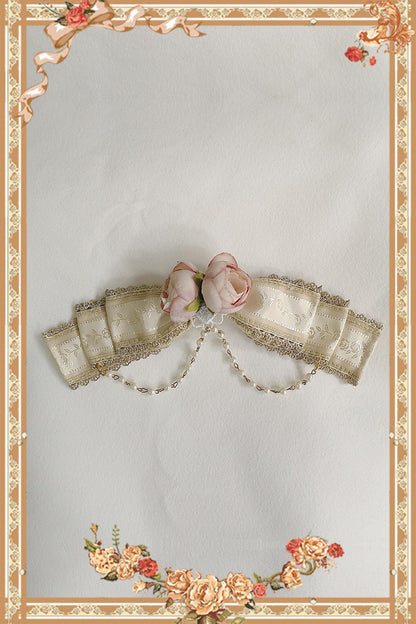 Infanta - Doll House - Sweet Lolita Accessory Bow Rose Brooch