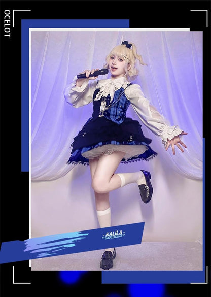 OCELOT - Kalila - Punk Lolita Dress Set Plaid Shorts Set