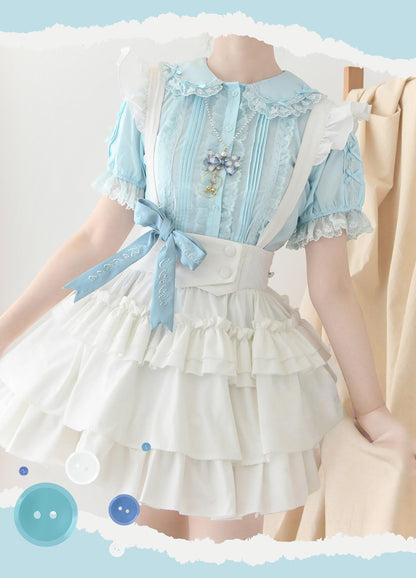 DMFS Lolita - Lanxin Shirt - Cotton Sweet Lolita Lace Blouse