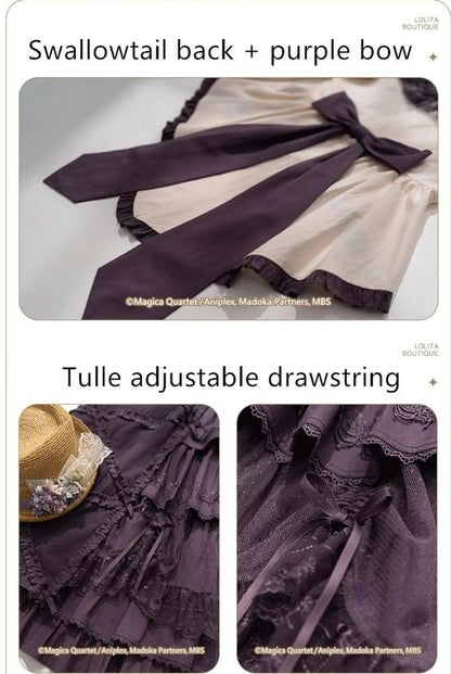 NyaNya - IP Collab Dreamy Memories Themed Lolita OP Dress